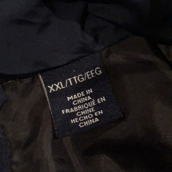 Chaps navy puffer vest size XL - Picture 3 of 9